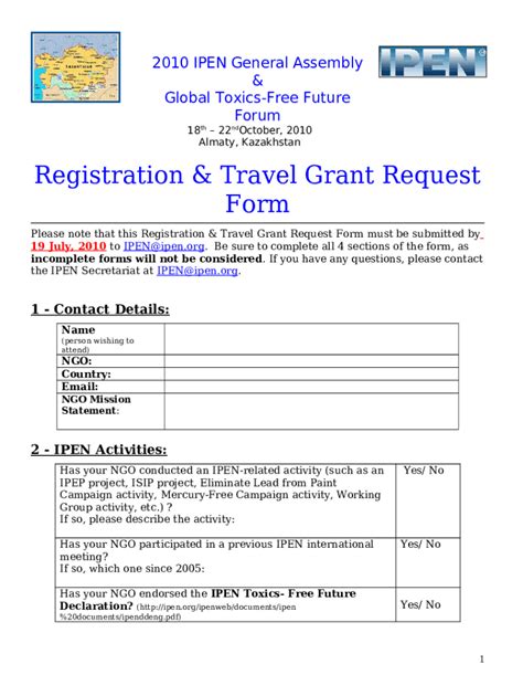 sfe travel grant form.